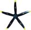 Picture of Biela 5 Blade TURBO 20 Black/Yellow